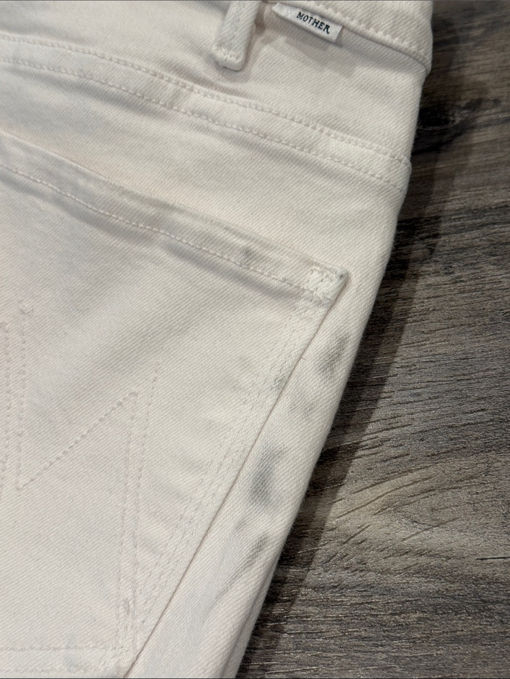 Mother Hustler Ankle Fray Fairest of Them All Jeans Size 30 - Picture 14 of 15